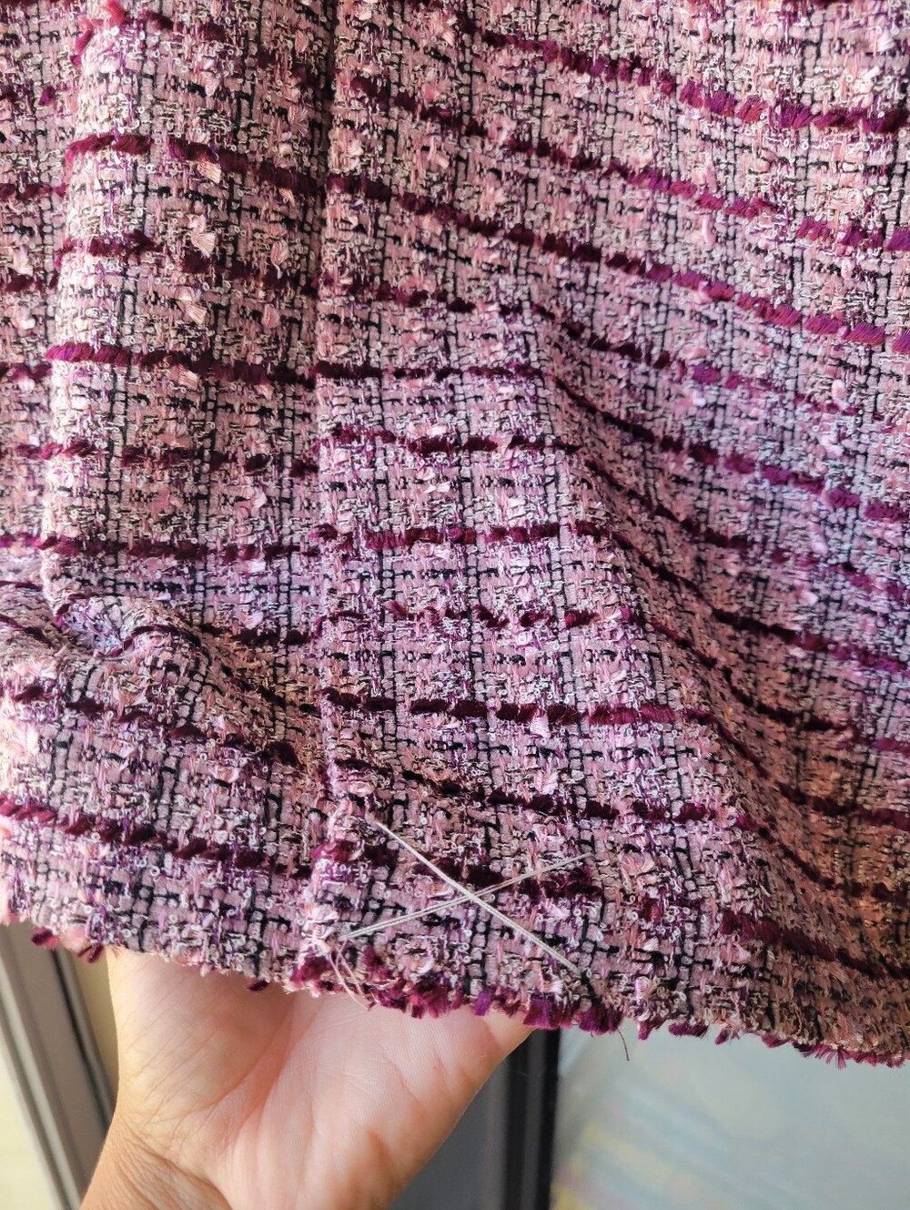 Judith Hart Collection Pink Tweed A Line Skirt Size 14 Zipper NWT Retail $59.00 - Picture 8 of 11